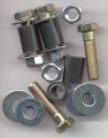 bolts, locknuts, washers, bushings